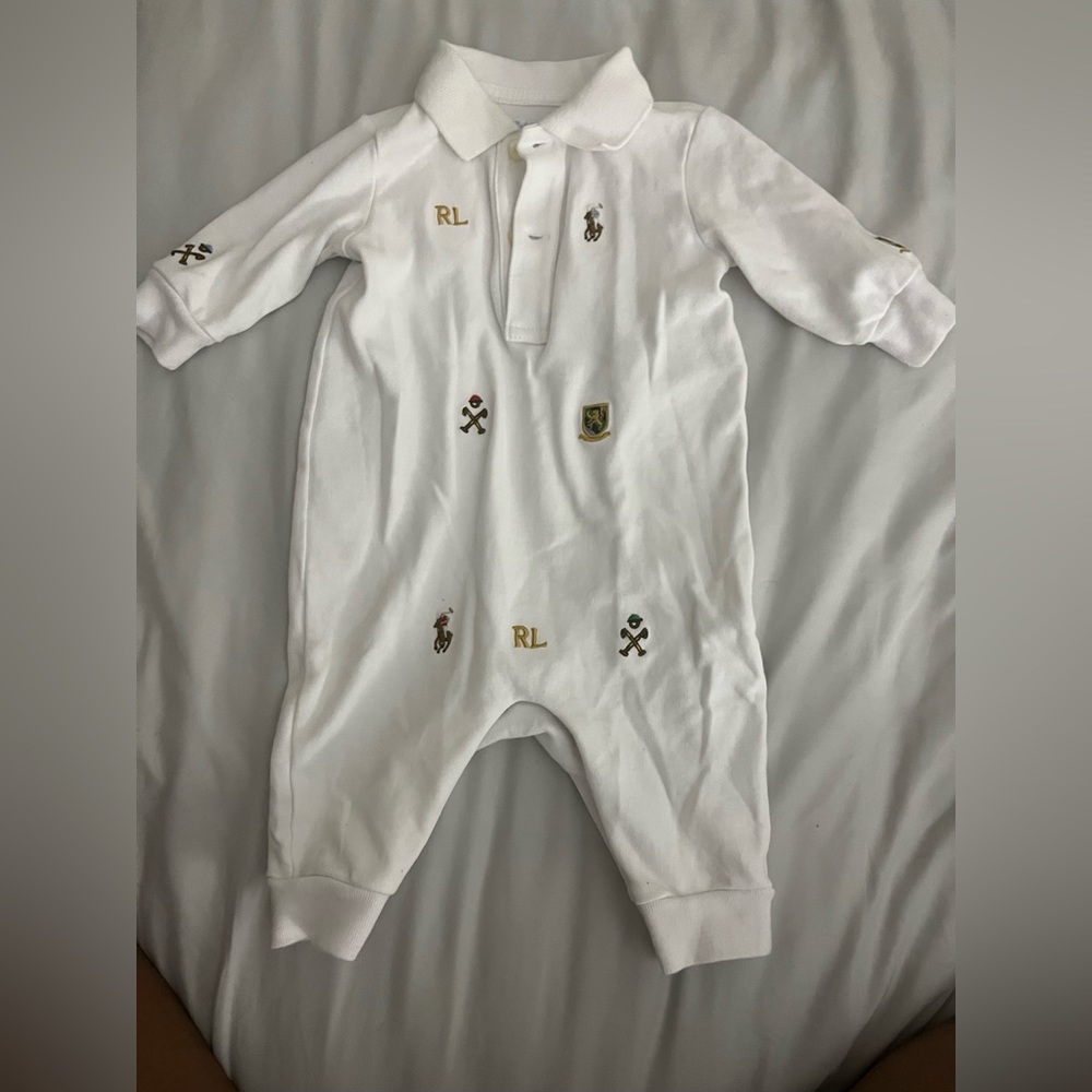 Ralph Lauren all white romper